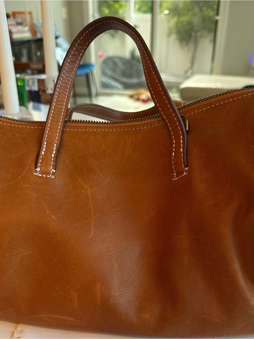 Parker Thatch Cognac Zoe Bag